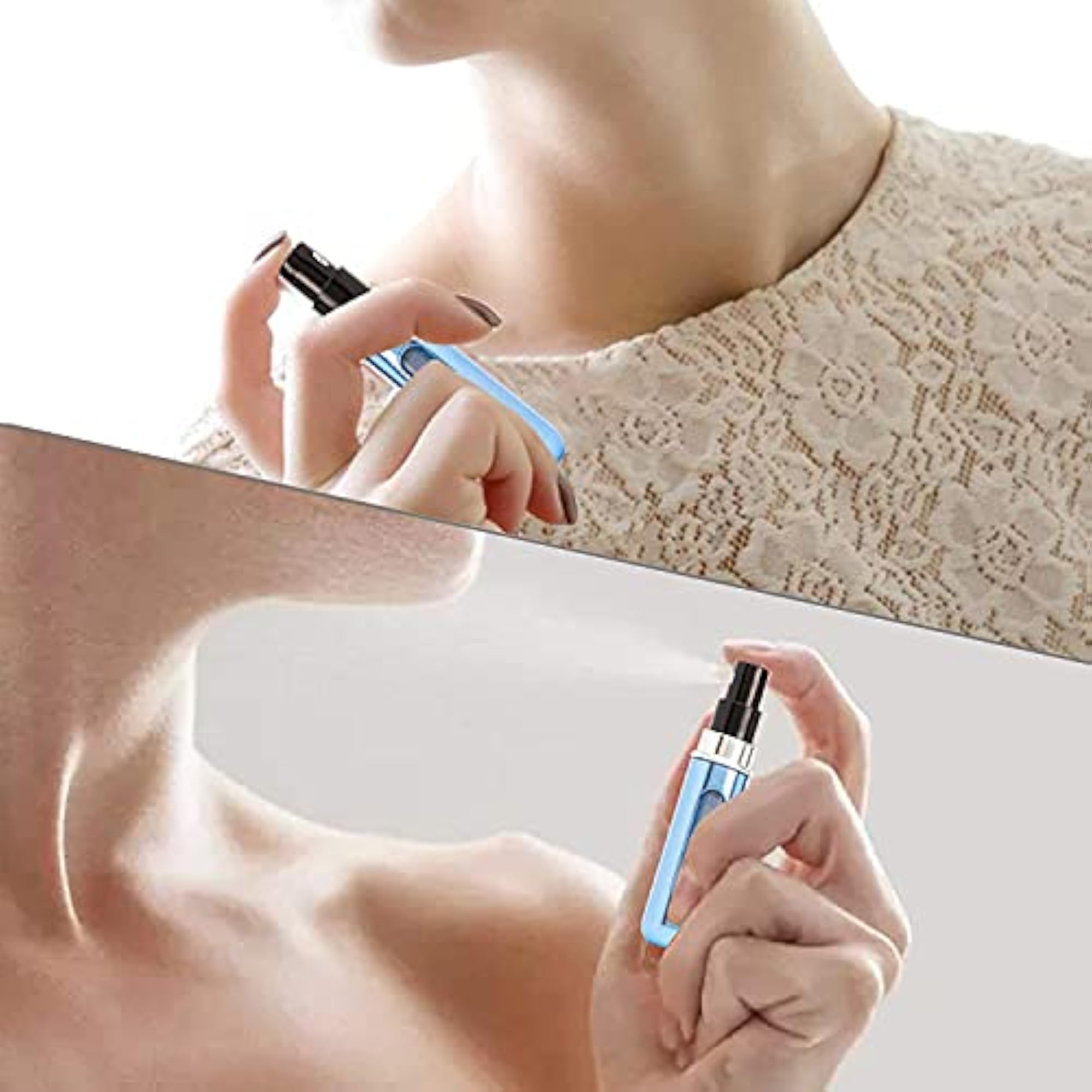 3 Pack Refillable Portable Travel Perfume Atomizer Bottles